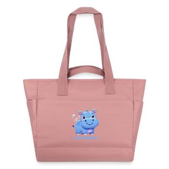 Cute Blue Hippie - Water-Repellent Padded Bag - canyon pink - Front