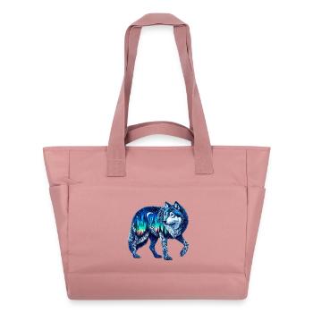 Loup - Sac matelassé déperlant - rose poudré - Devant