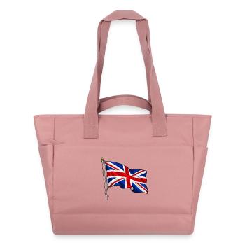 Great Britain England Flag - Water-Repellent Padded Bag - canyon pink - Front