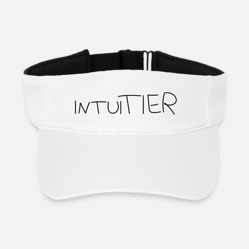 IntuiTIER - Recyceltes Visor Cap - Weiß
