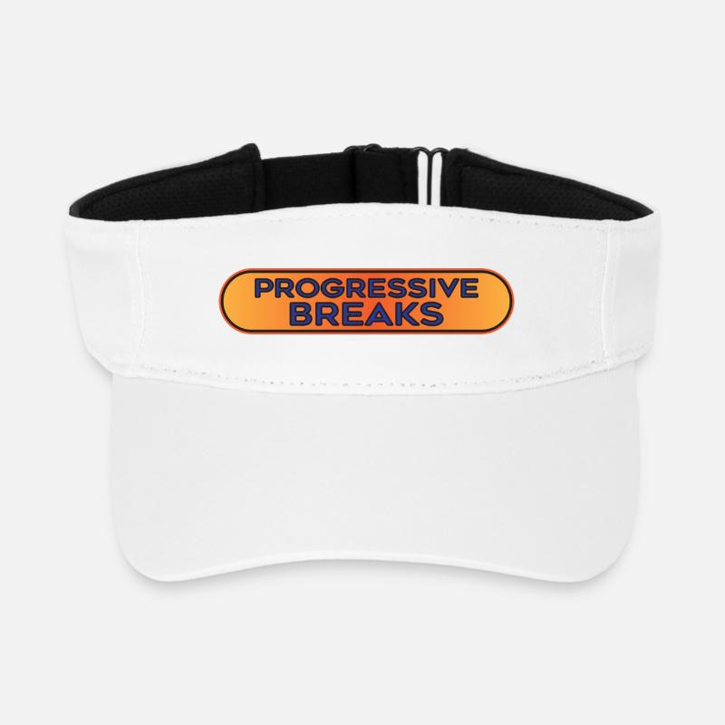 Progressive Breaks Breakbeat - Recyceltes Visor Cap - Weiß