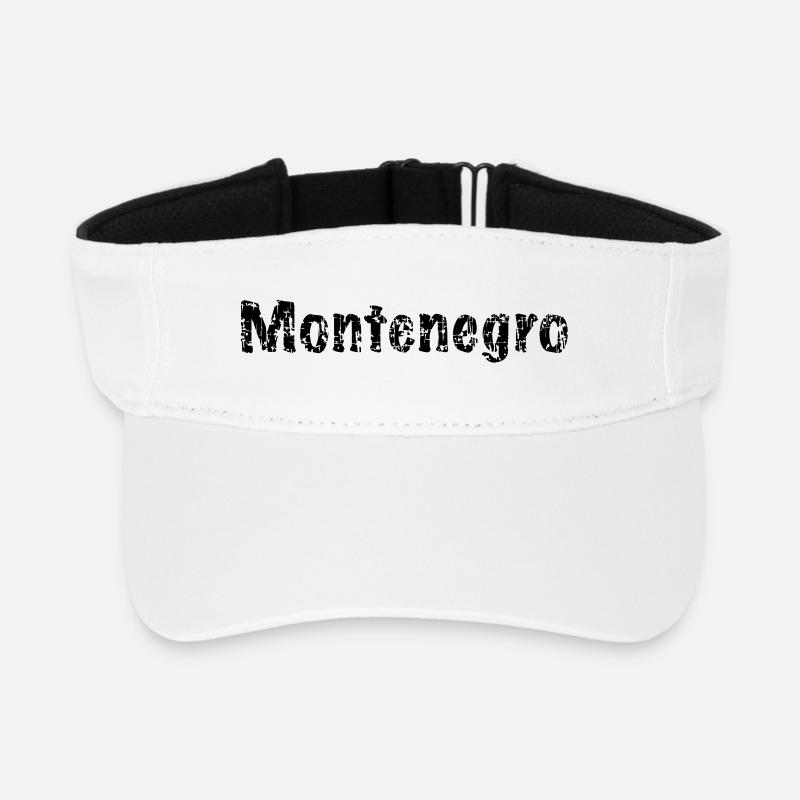 Montenegro - Recyceltes Visor Cap - Weiß