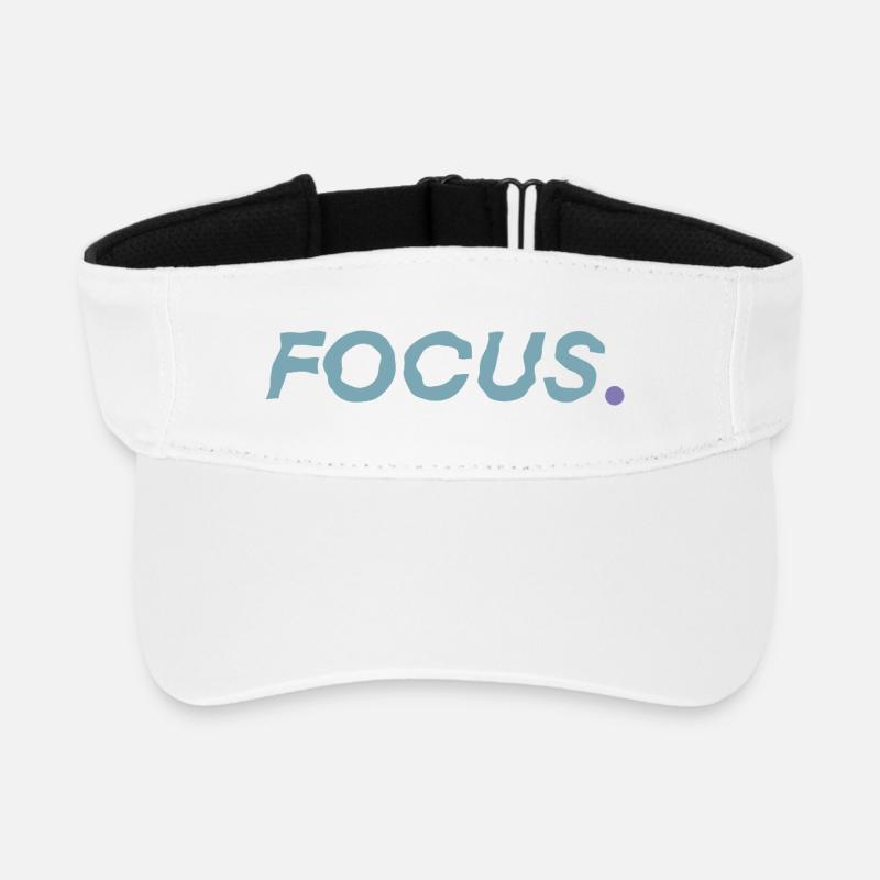 Focus - Recycled Sun Visor Cap - white