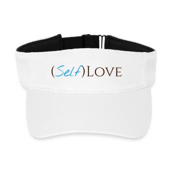 (Selbst)liebe - Recyceltes Visor Cap - Weiß - Vorne