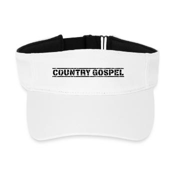 Country Gospel - Recycled Sun Visor Cap - white - Front
