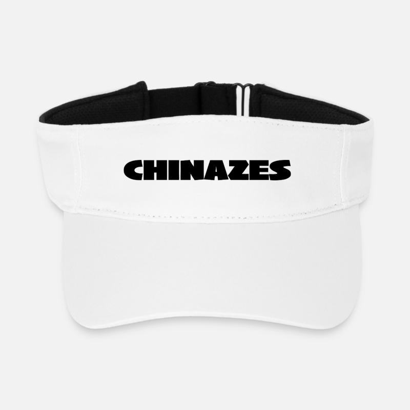 CHINAZES ist eine Ableitung von she nice  - Recyceltes Visor Cap - Weiß