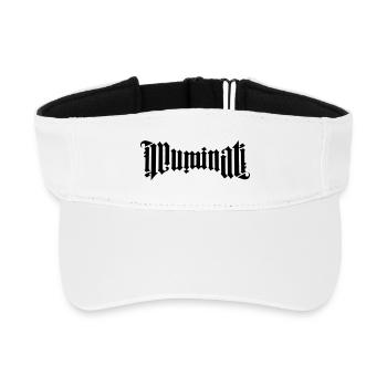 Ambigramm Illuminati - Recyceltes Visor Cap - Weiß - Vorne