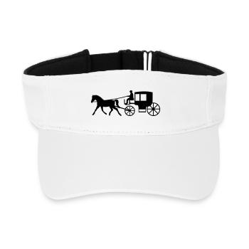 entraîneur - Visière de sport recyclée - blanc - Devant