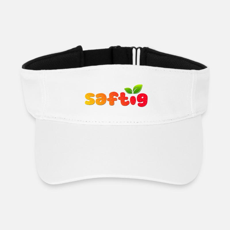 Juicy - Recycled Sun Visor Cap - white
