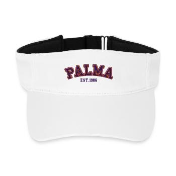 Palma Fondée en 1986 - Visière de sport recyclée - blanc - Devant