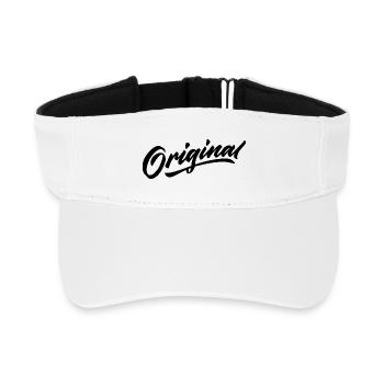 Original - Recycled Sun Visor Cap - white - Front