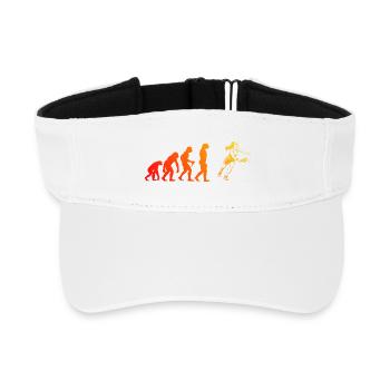 Pickleball players Idee für Pickleball Athlet Fans - Recyceltes Visor Cap - Weiß - Vorne