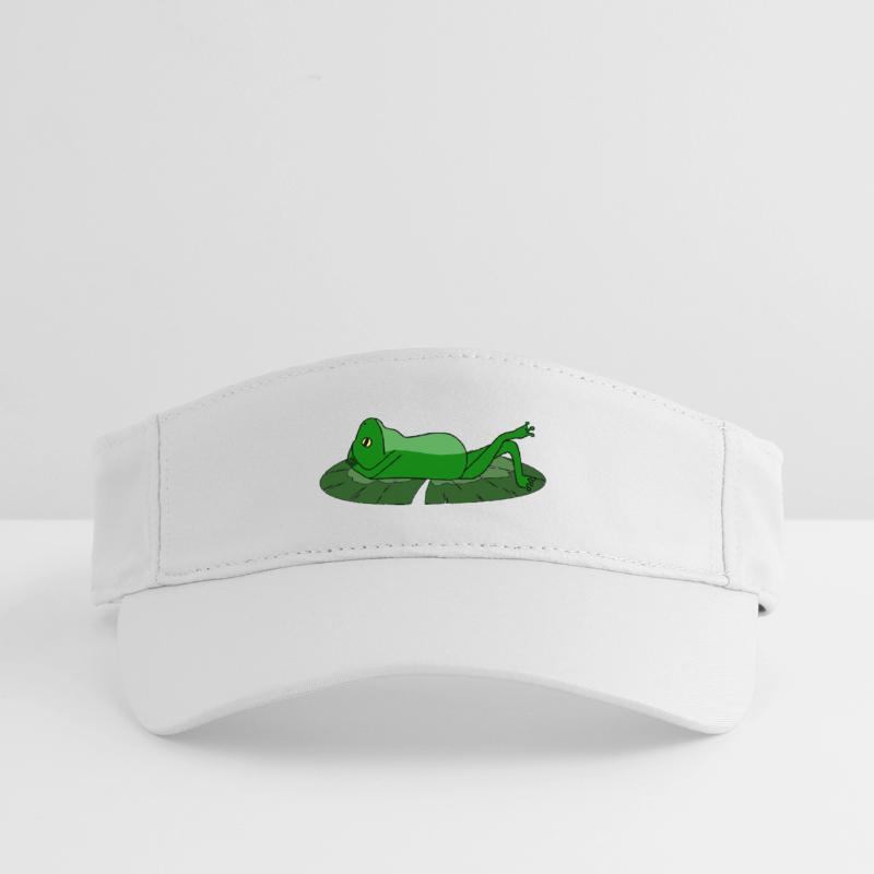 Frog Toad Chill Toad Recycled Sun Visor Cap