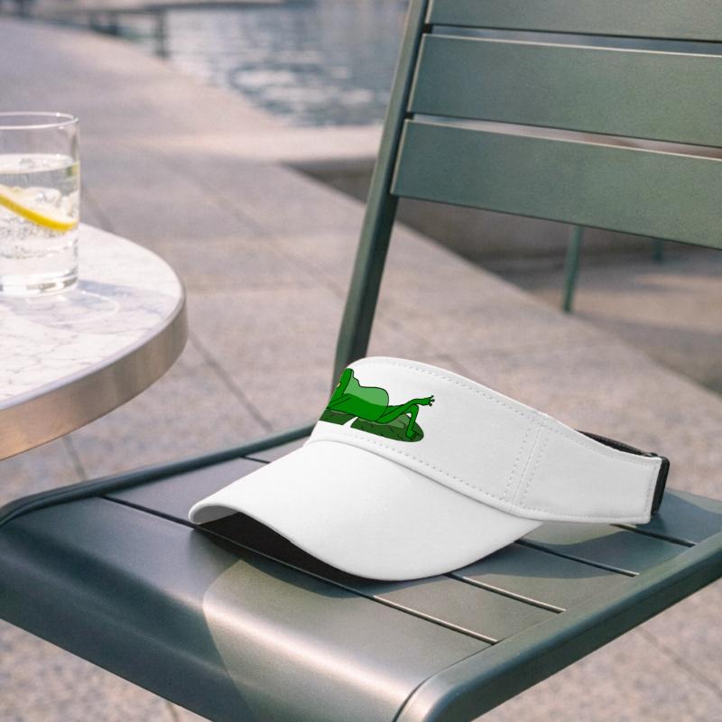Frog Toad Chill Toad Recycled Sun Visor Cap