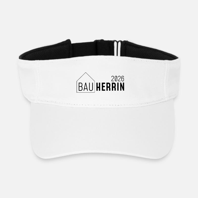 Builder 2026 with house - Recycled Sun Visor Cap - white
