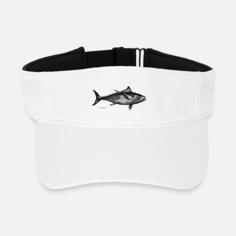 Thunfisch - Recyceltes Visor Cap - Weiß