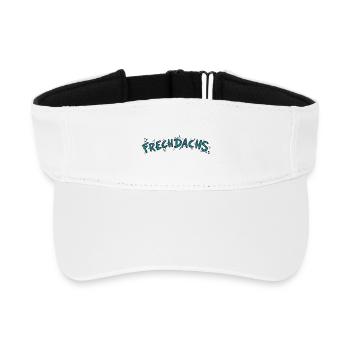 Cheeky badger - Recycled Sun Visor Cap - white - Front