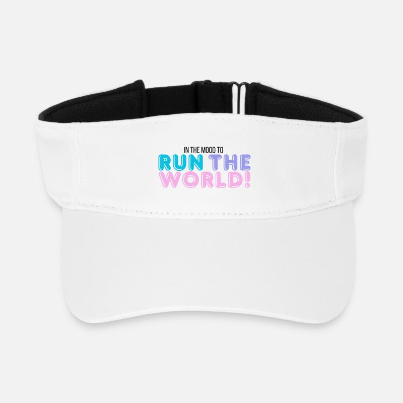 Ich regiere die Welt - Recyceltes Visor Cap - Weiß