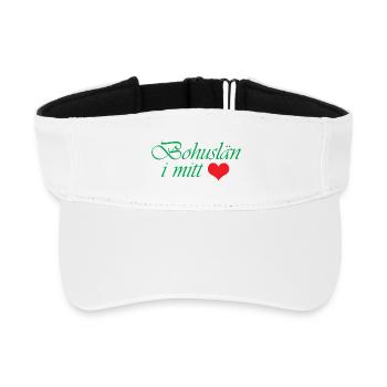 Bohuslän in my heart - Recycled Sun Visor Cap - white - Front