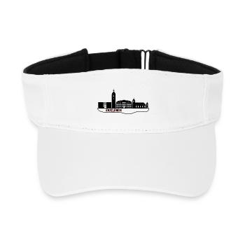 Skyline experience - Recycled Sun Visor Cap - white - Front