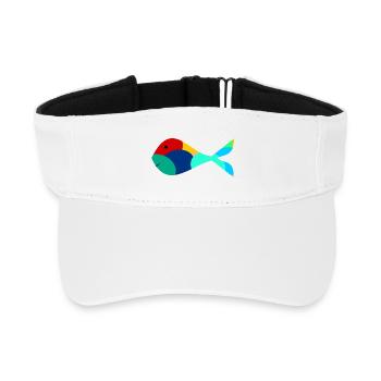 Jahrestag. Jubiläumsdekade. Humor. komisch - Recyceltes Visor Cap - Weiß - Vorne