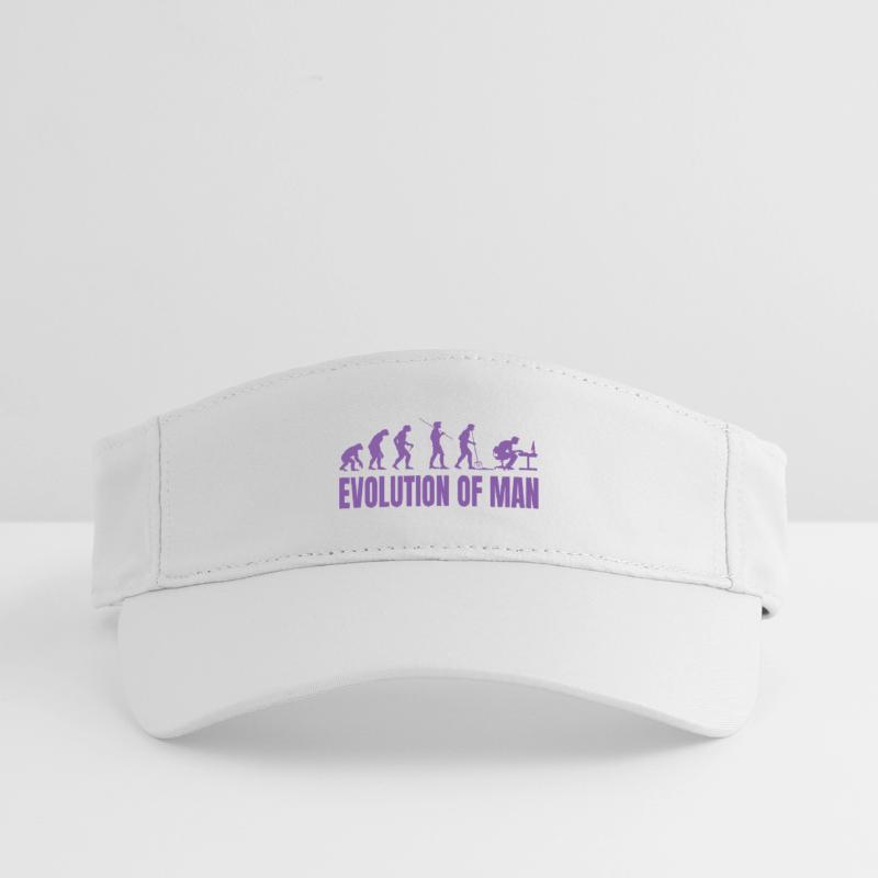Programmierer Computerfreak Evolution Retro Recyceltes Visor Cap