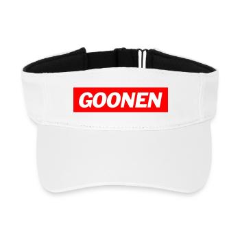 Goonen - Funny Memes - Recyceltes Visor Cap - Weiß - Vorne