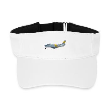 F-86 Sabre - Visière de sport recyclée - blanc - Devant