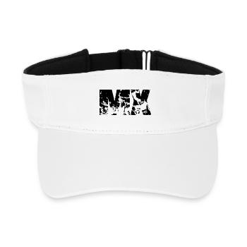 Classic MX Motocross Design – Power & Style - Recycled Sun Visor Cap - white - Front