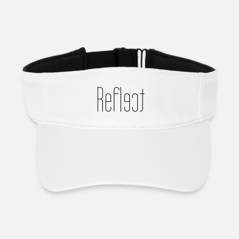 Reflect - Recycled Sun Visor Cap - white