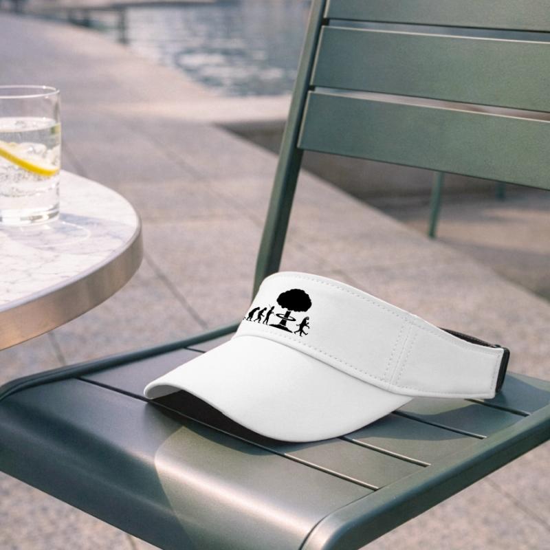 Nuclear evolution Recycled Sun Visor Cap