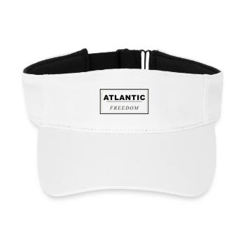 Atlantische Freiheit Meereseleganz - Recyceltes Visor Cap - Weiß - Vorne