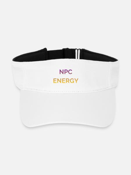 NPC Energie Gradient Logo - Recyceltes Visor Cap - Weiß