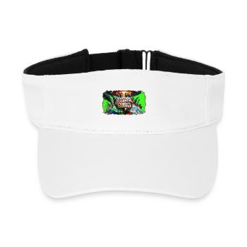Systemwechsel, nicht Klimawandel - Recyceltes Visor Cap - Weiß - Vorne