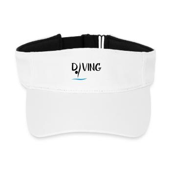 Saut de tour - Visière de sport recyclée - blanc - Devant