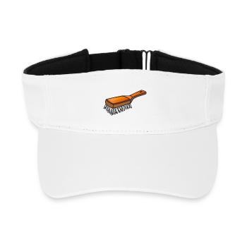 Brosh | Bürste | Haarbürste - Recyceltes Visor Cap - Weiß - Vorne