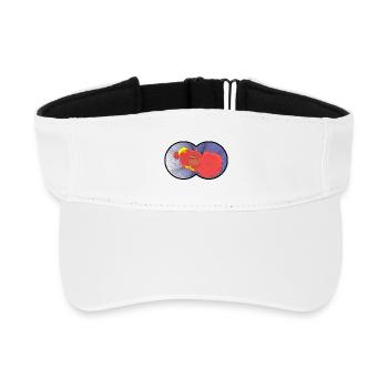 Kapitän Bizeps - Recyceltes Visor Cap - Weiß - Vorne