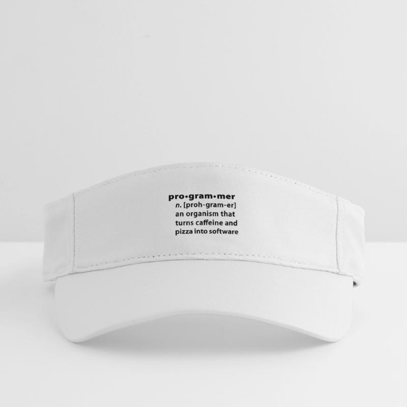 Programmdefinition - die Definition Programmer Recyceltes Visor Cap