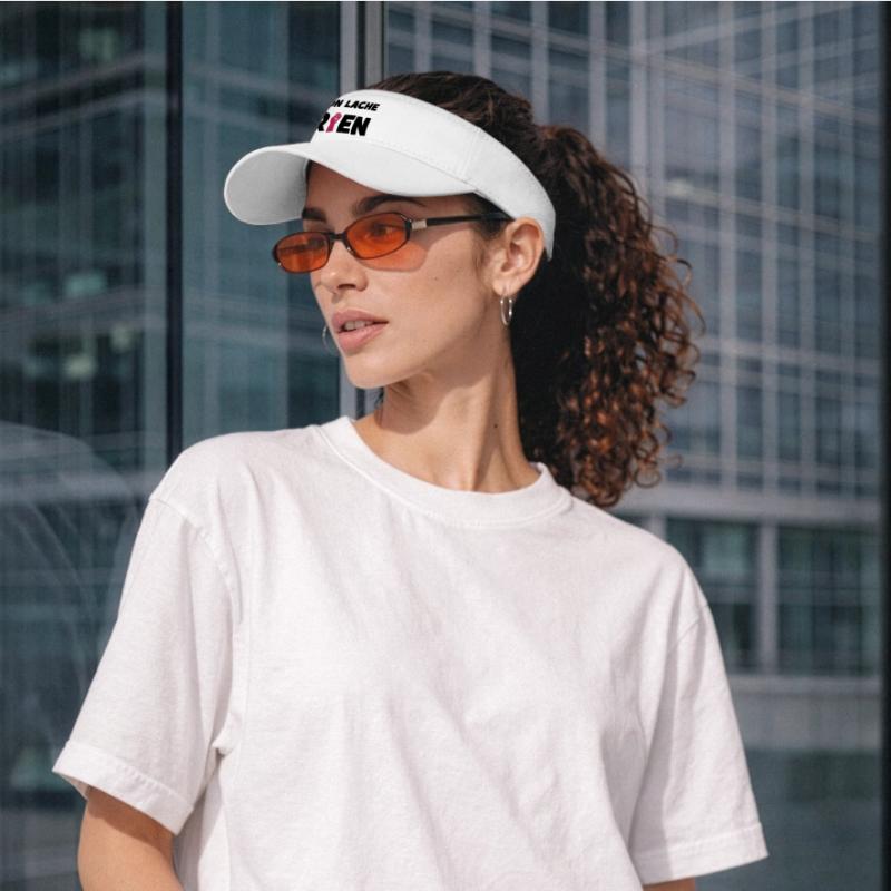 We loose nothing! Recycled Sun Visor Cap