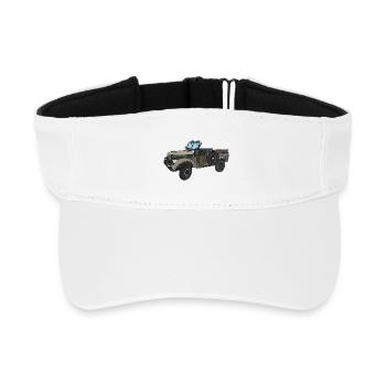 GAZ-69 - Recycled Sun Visor Cap - white - Front