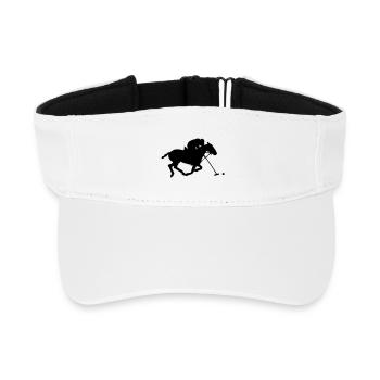 Polo - Visière de sport recyclée - blanc - Devant