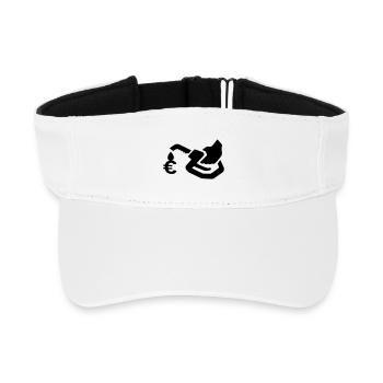 gas pump - Recycled Sun Visor Cap - white - Front