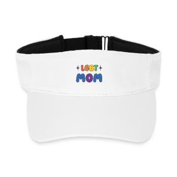 LGBTQ-Pride-Monat - LGBT-Mutter - Recyceltes Visor Cap - Weiß - Vorne