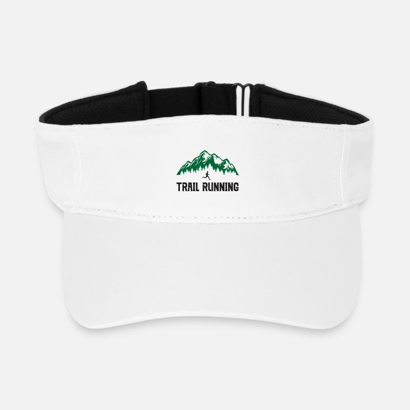 Trailrunning - Recyceltes Visor Cap - Weiß