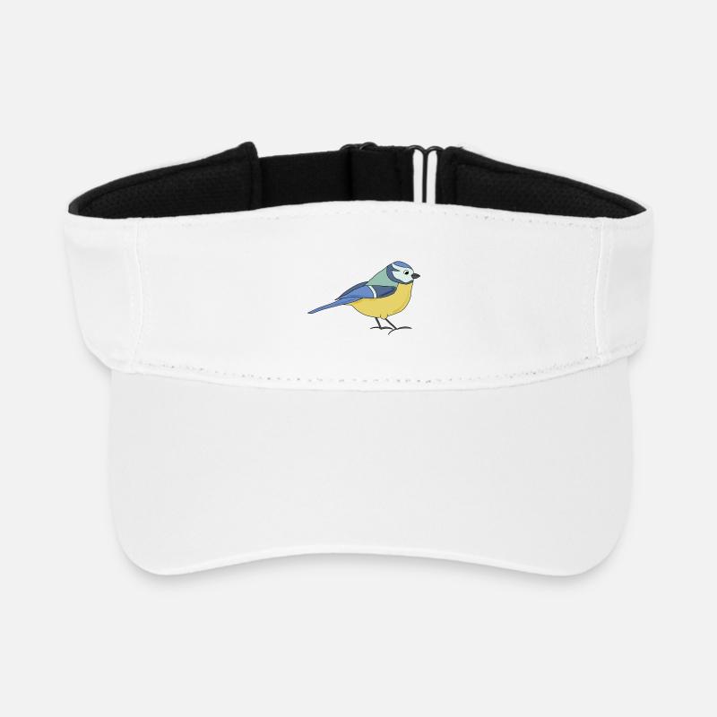 small blue, multicoloured - Recycled Sun Visor Cap - white