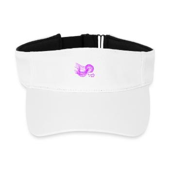 Jellyfish - too pretty to trust - Recycled Sun Visor Cap - white - Front