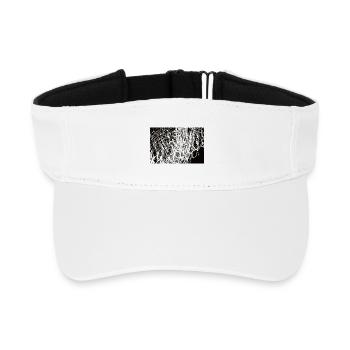 Lichtspiele 4 - Recyceltes Visor Cap - Weiß - Vorne