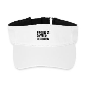 Geography - Recycled Sun Visor Cap - white - Front