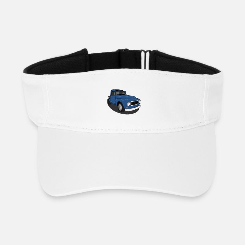 Duo Bleu - Visière de sport recyclée - blanc