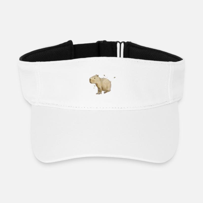 Capybara - Visière de sport recyclée - blanc